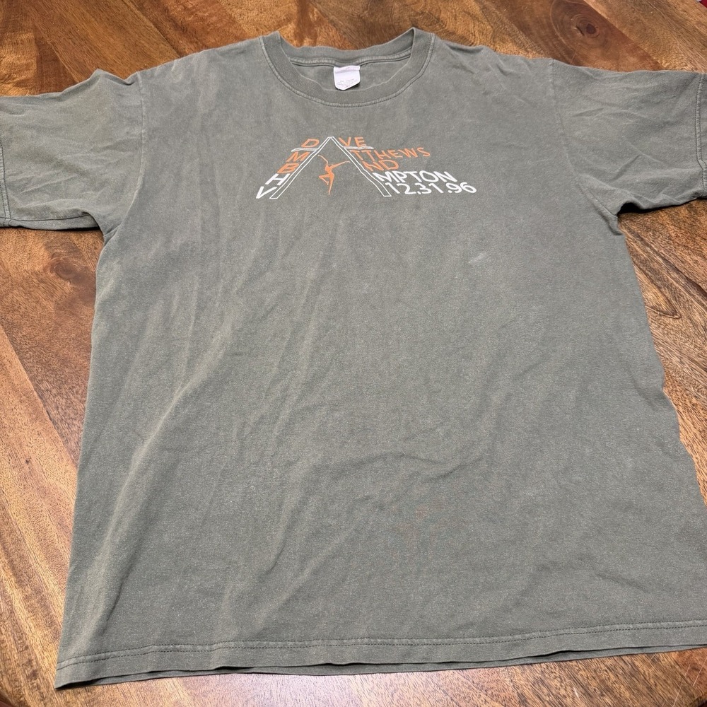 Vintage Dave Matthews Band T Shirt DMB HVA 1996 Hampton XL